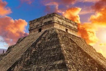 Store enrouleur tamisant Mexique Kukulkan Pyramid, Chichen Itza