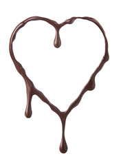 Molten chocolate heart