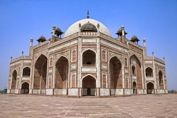 Rolgordijnen Humayun's Tomb in Delhi © omdim
