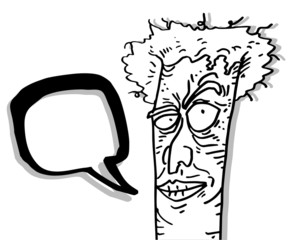 Character comic talking