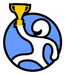 Winner sport celebration