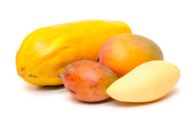 Fresh Papaya and Mango