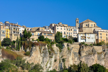 Panoramic view of Cuenca, Spain