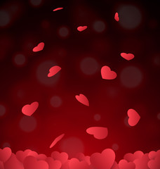 Hearts are falling