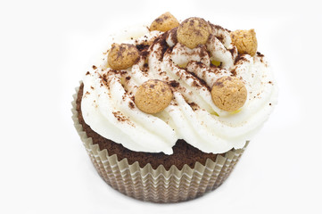 chocolate muffin with amaretti