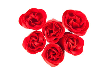 Soap in the form of buds of roses