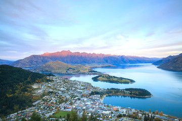 Queenstown New Zealand Sunset