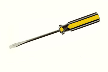 Screwdriver tool isolated on white