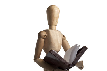 maniqu&iacute; articulado de madera