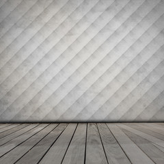 Room With Retro Color Wallpaper