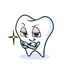 funny cartoon tooth