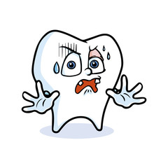 funny cartoon tooth