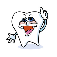 funny cartoon tooth