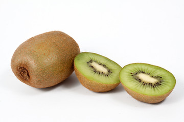 kiwi fruit isolated on white background