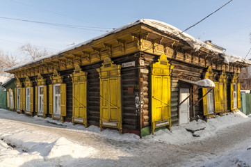 Kinds of winter Omsk. Siberia. Russia