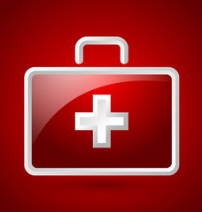 First aid kit icon