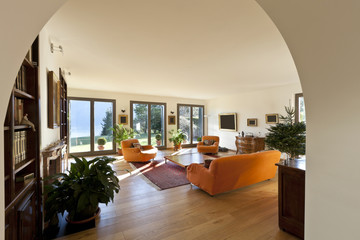 beautiful apartment, interior, living room