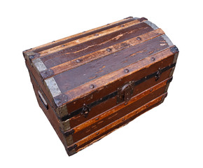 old wooden chest