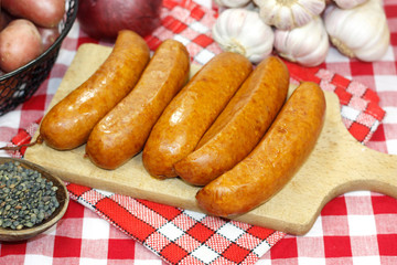 saucisses fumées