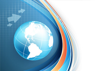 wavy lines with copy space. Eps10