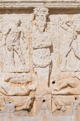 Greek fountain. Gallipoli. Puglia. Italy.