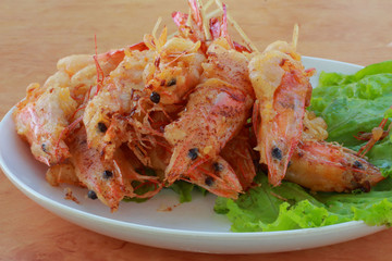 Breaded shrimp