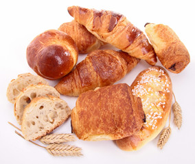 assortment of bread and pastries