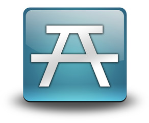 Light Blue 3D Effect Icon 