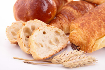 assortment of bread and pastries
