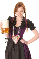 Frau im Dirndl