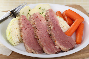 Corned Beef and Cabbage Dinner