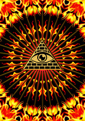 Allsehendes Auge Gottes -  Symbol der Erkenntnis & Allwissenheit