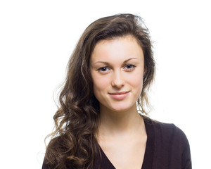 Junge Frau lächelt
