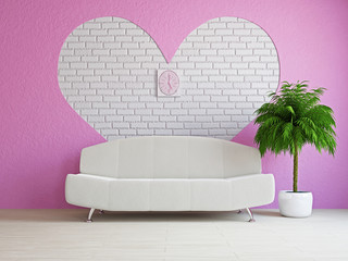 A romantic room