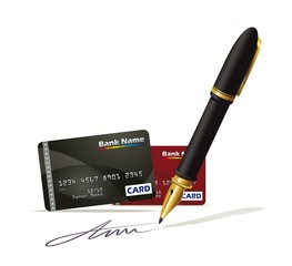 Paperwork for plastic card