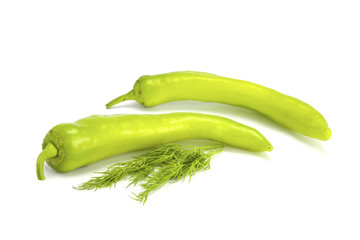 Sharp green pepper and fennel