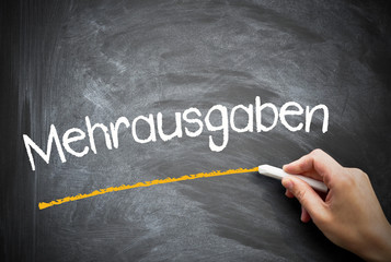 Mehrausgaben