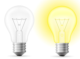 light bulb vector illustration