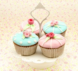 Cupcakes de san valentin