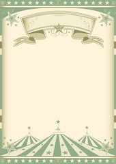 vintage green circus