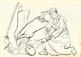 aikido - drawing converted into vector