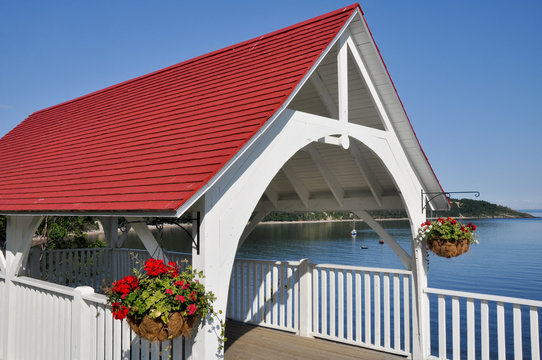 Sea Front Of Tadoussac, Quebec (Canada)