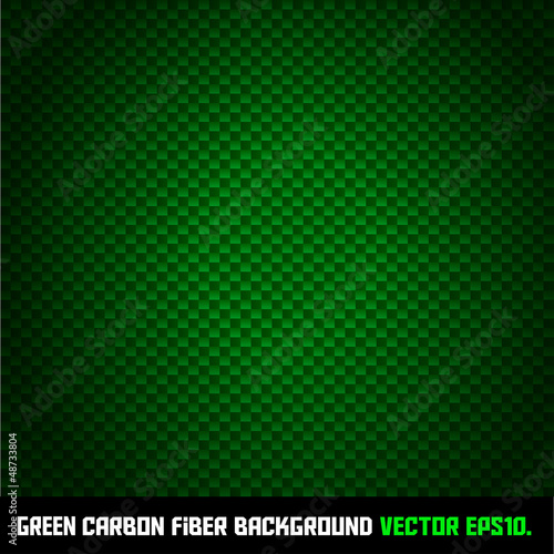 "GREEN carbon fiber background VECTOR EPS10." Stock image and royalty