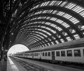 Zelfklevend behang Treinstation stazione di milano