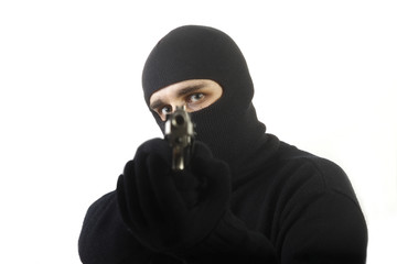 Thief in balaclava