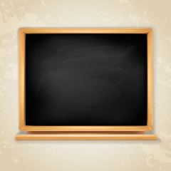 wooden blackboard on grunge background