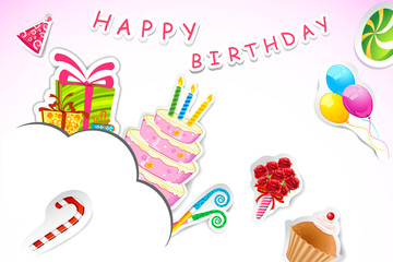 Paper cut Birthday Card