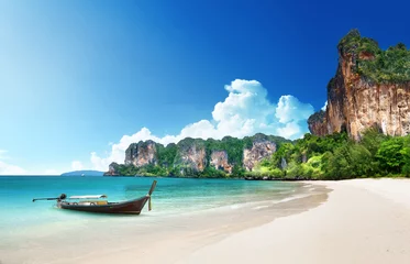Photo sur Plexiglas Railay Beach, Krabi, Thaïlande Railay beach in Krabi Thailand