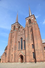 Fototapeta na wymiar Roskilde Cathedral, Światowe Dziedzictwo UNESCO w Danii