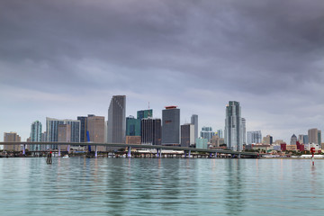 Fototapeta na wymiar Miami Skyline.